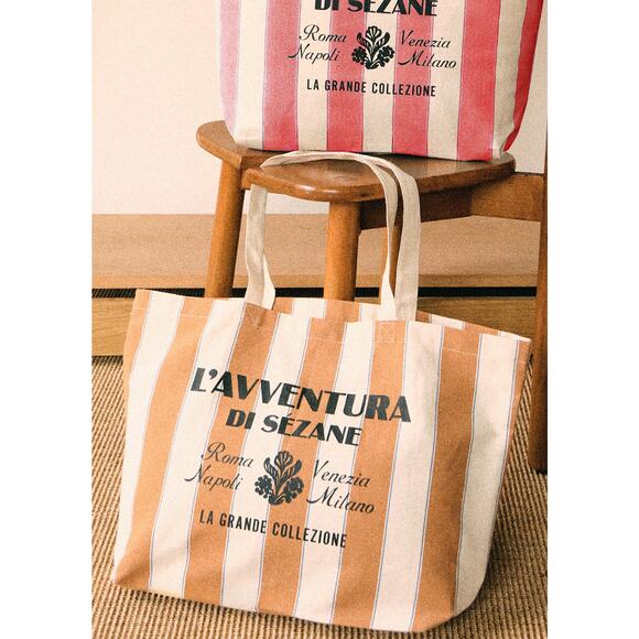S�zane 'L'Avventura' White Tote Bag Size OS